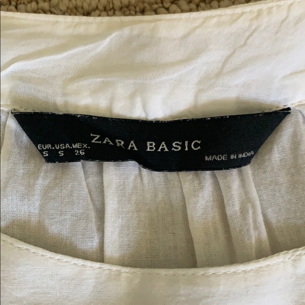 Zara Basic White Blouse - image 4
